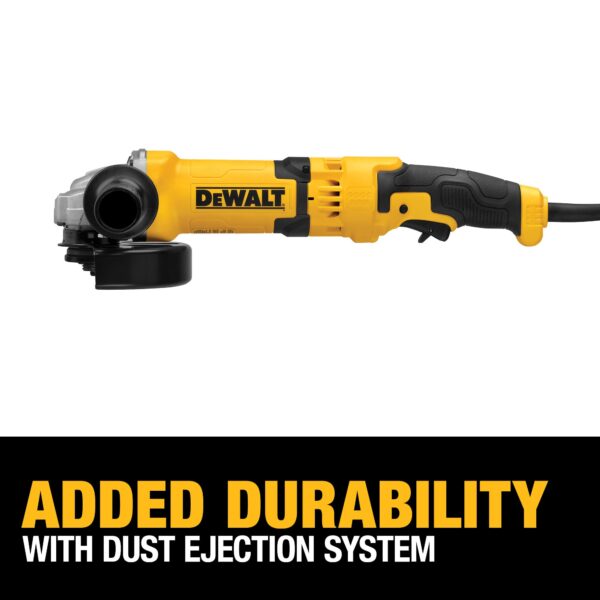 4.5-in-Amp Trigger Switch Corded Angle Grinder - Image 4