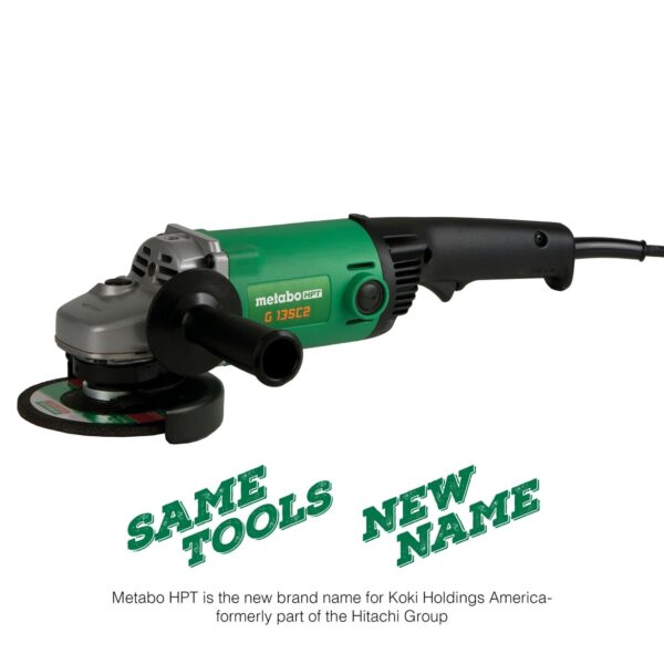 HPT 5-in Trigger Switch Corded Angle Grinder - Image 6