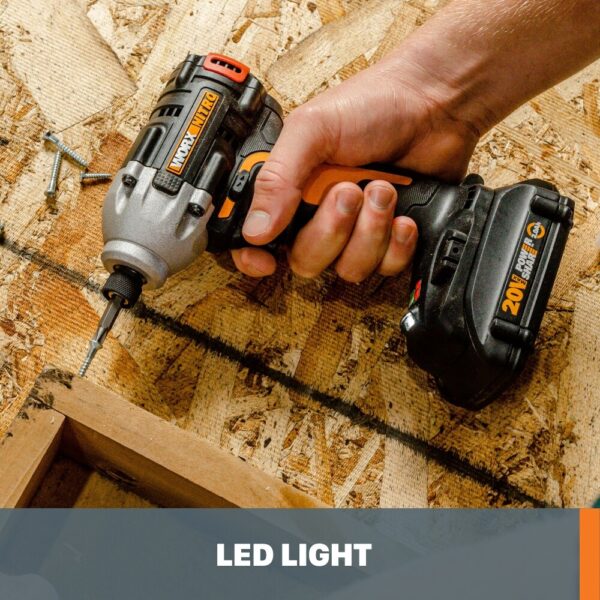 Nitro Power Share 20-volt Max 1/4-in Variable Speed Cordless Impact Driver (1-Battery Included) - Image 11