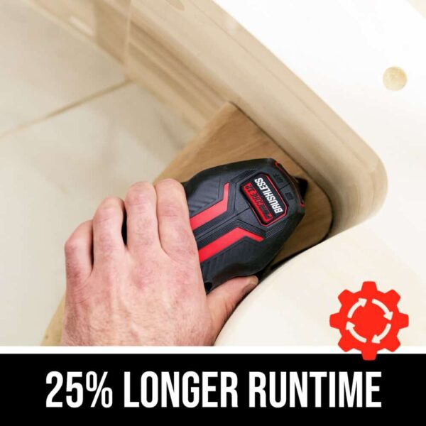 PWR CORE Compact 12-Volt Brushless Cordless Detail Sander with Dust Management (Battery Included) - Image 8