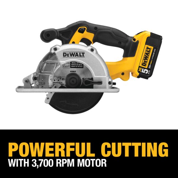 DCS373P2 20-volt Max 5-1/2-in Cordless Circular Saw Kit Circular Saw (2-Batteries and Charger Included) - Image 5