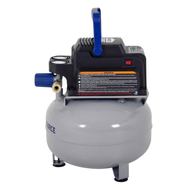 Project Source 3-Gallons Portable 110 PSI Pancake Air Compressor - Image 3