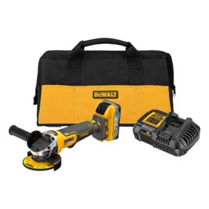 XR 4.5-in 20-volt Max Paddle Switch Brushless Cordless Angle Grinder(Charger Included and 1-Battery)