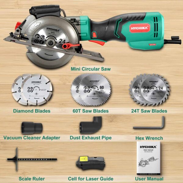 HYCHIKA 4-1/2-in Corded Circular Saw - Image 8