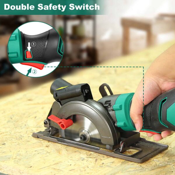 HYCHIKA 4-1/2-in Corded Circular Saw - Image 6