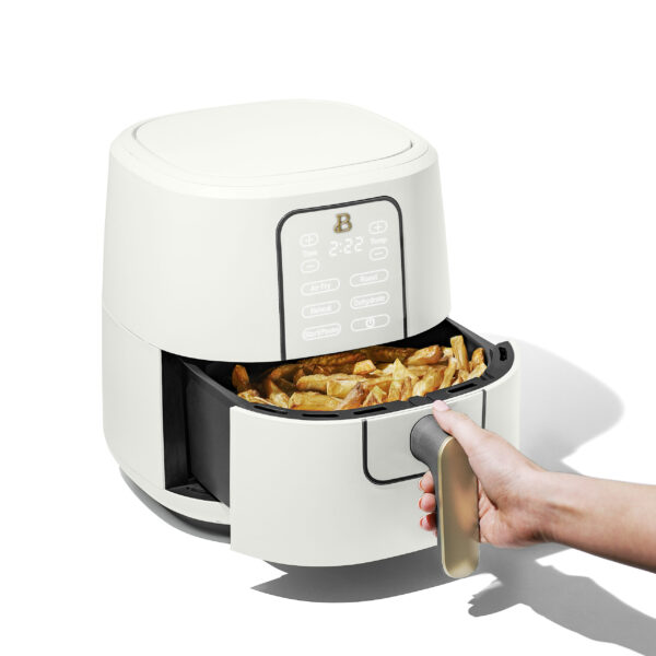 Beautiful 6 Quart Touchscreen Air Fryer, White Icing by Drew Barrymore - Image 6