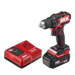 PWR CORE Compact 20-volt 1/2-in Brushless Cordless Drill(1 Li-ion Battery Included and Charger Included)