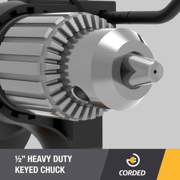 Cat 1/2-in Corded Drill - Image 4