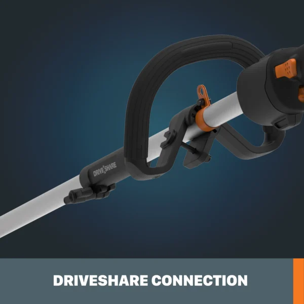 WORX POWER SHARE NITRO 40-volt Max 15-in Straight Shaft Attachment Capable Battery String Trimmer 4 Ah (Battery and Charger Included) - Image 5