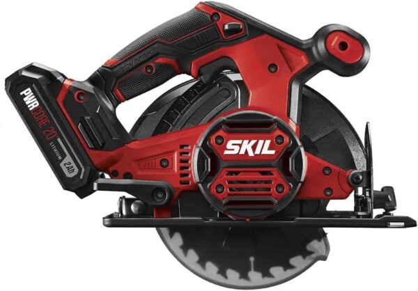20V 6-1/2 Inch Cordless Circular Saw Includes 2.0Ah PWR CORE 20 Lithium Battery and Charger   CR540602 - Image 9