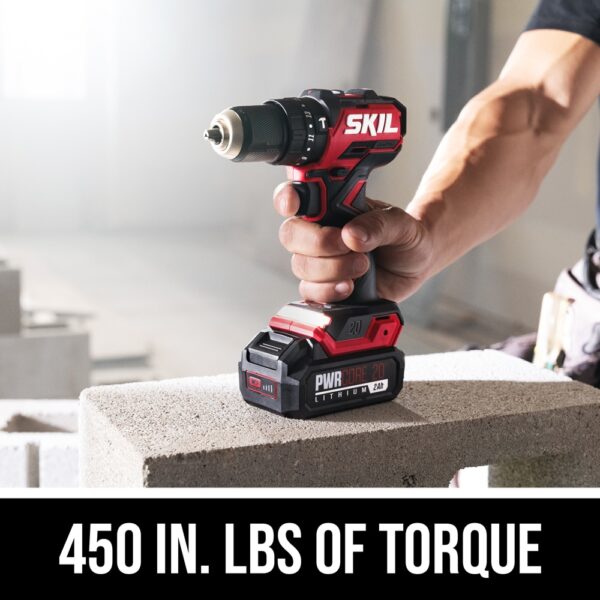 PWR CORE 1/2-in 20-volt Variable Speed Brushless Cordless Hammer Drill (1-Battery Included) - Image 3