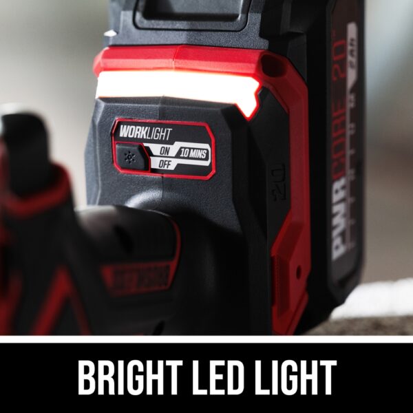 PWR CORE 1/2-in 20-volt Variable Speed Brushless Cordless Hammer Drill (1-Battery Included) - Image 5