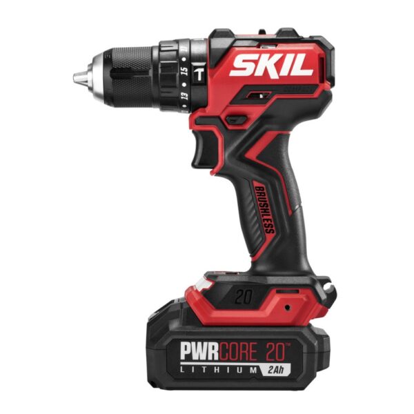 PWR CORE 1/2-in 20-volt Variable Speed Brushless Cordless Hammer Drill (1-Battery Included) - Image 11