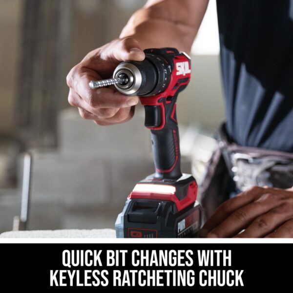 PWR CORE 1/2-in 20-volt Variable Speed Brushless Cordless Hammer Drill (1-Battery Included) - Image 7