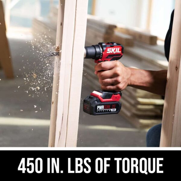 PWR CORE Compact 20-volt 1/2-in Brushless Cordless Drill(1 Li-ion Battery Included and Charger Included) - Image 3