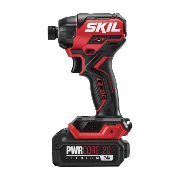 PWR CORE Compact 20-volt 1/4-in Variable Speed Brushless Cordless Impact Driver (1-Battery Included) - Image 10