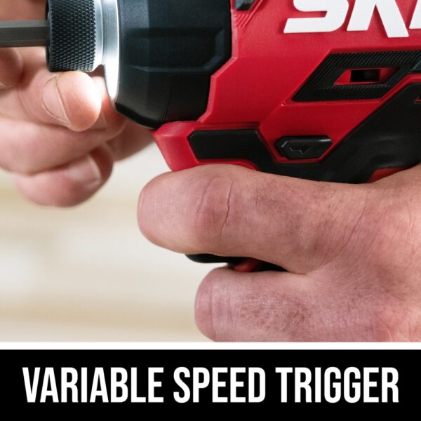 PWR CORE Compact 20-volt 1/4-in Variable Speed Brushless Cordless Impact Driver (1-Battery Included) - Image 6