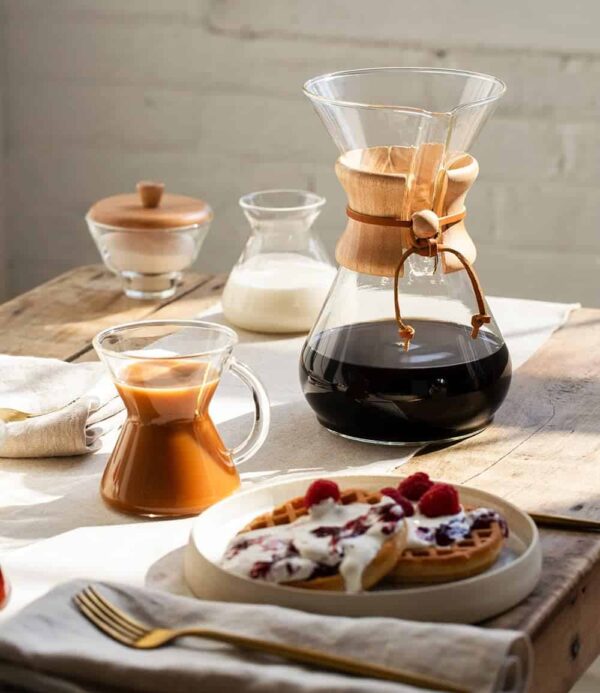 Chemex Pour-Over Glass Coffeemaker   Classic Series   6-Cup   Exclusive Packaging - Image 6