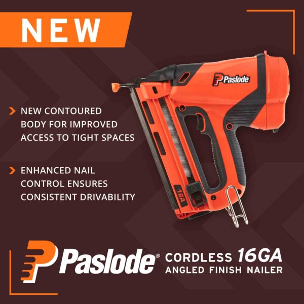 Paslode Angled 2.5-in 16-Gauge Cordless Finish Nailer (Battery   Charger Included) - Image 2
