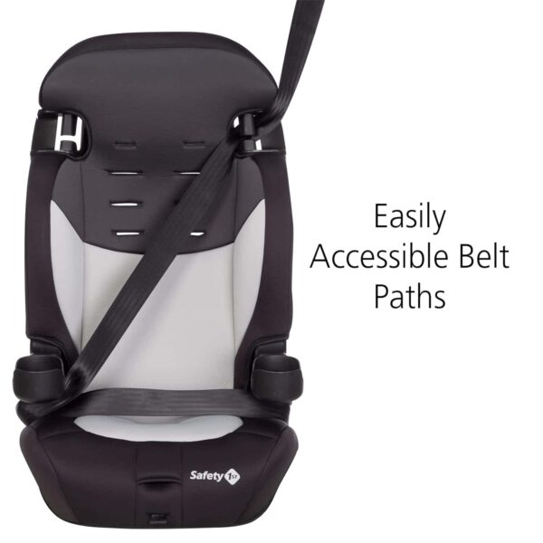 1st Grand 2-in-1 Booster Car Seat, Forward-Facing with Harness, 30-65 pounds and Belt-Positioning Booster, 40-120 pounds, Black Sparrow - Image 3