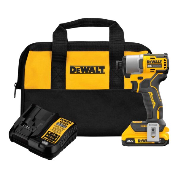 20V Max 20-volt Max Brushless Impact Driver (1-Battery Included, Charger Included and Soft Bag included)
