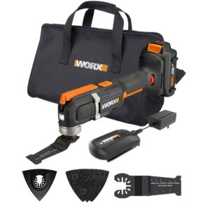 POWER SHARE Cordless 20-volt Max Variable Speed 25-Piece Oscillating Multi-Tool Kit with Soft Case (1-Battery Included)