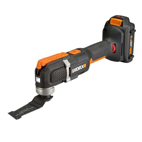 POWER SHARE Cordless 20-volt Max Variable Speed 25-Piece Oscillating Multi-Tool Kit with Soft Case (1-Battery Included) - Image 8
