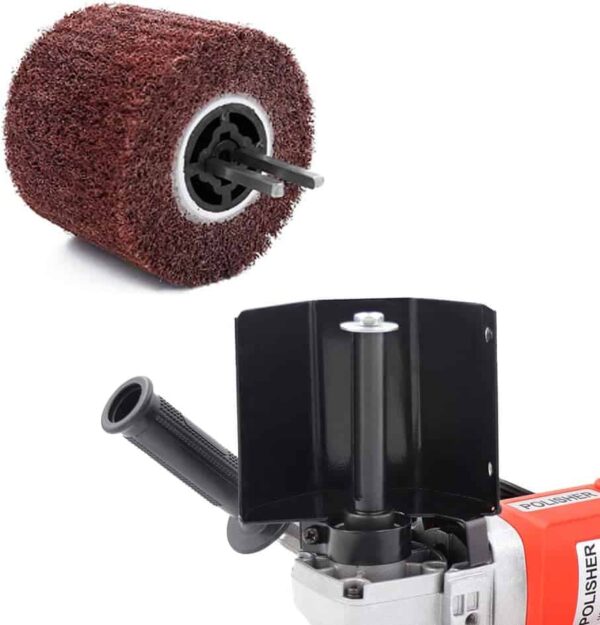 Handheld 1400W Metal Burnishing Machine,Electric Sander Polisher for Wood Stainless Steel Polishing with One Wheel - Image 7