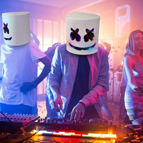 Music Festival Full Head Light Up Masks Halloween Led Dj For Man Women Kids Thanksgiving Christmas Halloween - Image 4