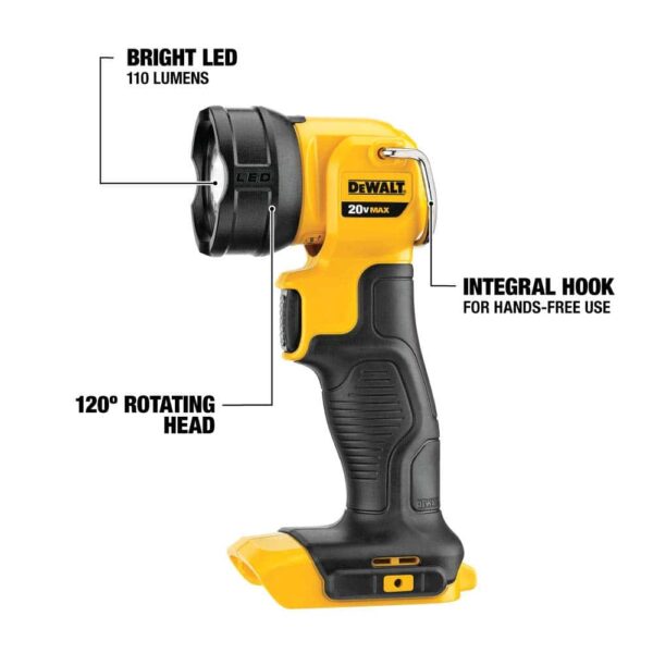 20V MAX Power Tool Combo Kit, 4-Tool Cordless Power Tool Set with 2 Batteries and Charger (DCK444C2) - Image 3