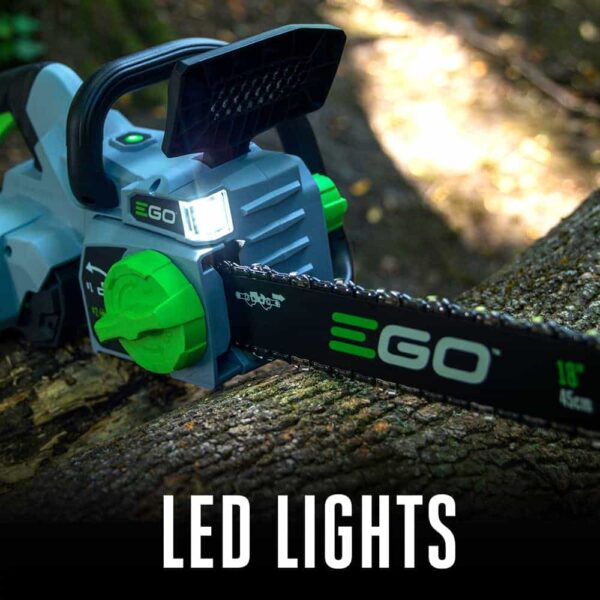 Power+ CS1803 18-Inch 56-Volt Lithium-ion Cordless Chainsaw with 4.0Ah Battery and Charger Included,Black - Image 5