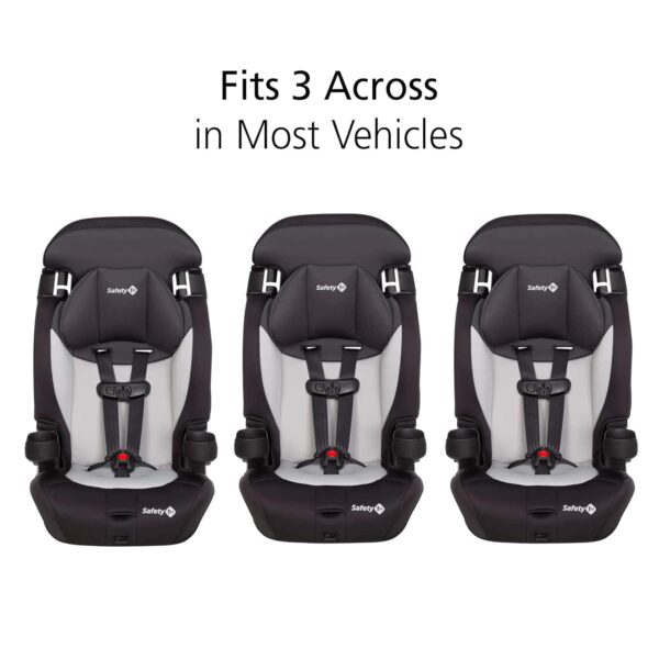 1st Grand 2-in-1 Booster Car Seat, Forward-Facing with Harness, 30-65 pounds and Belt-Positioning Booster, 40-120 pounds, Black Sparrow - Image 5