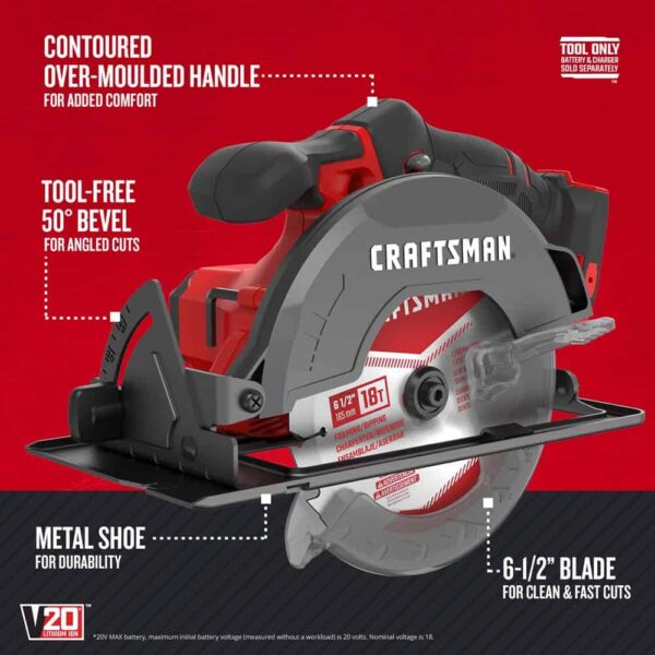 V20 Cordless Drill Combo Kit, 7 Tool (CMCK700D2) - Image 4