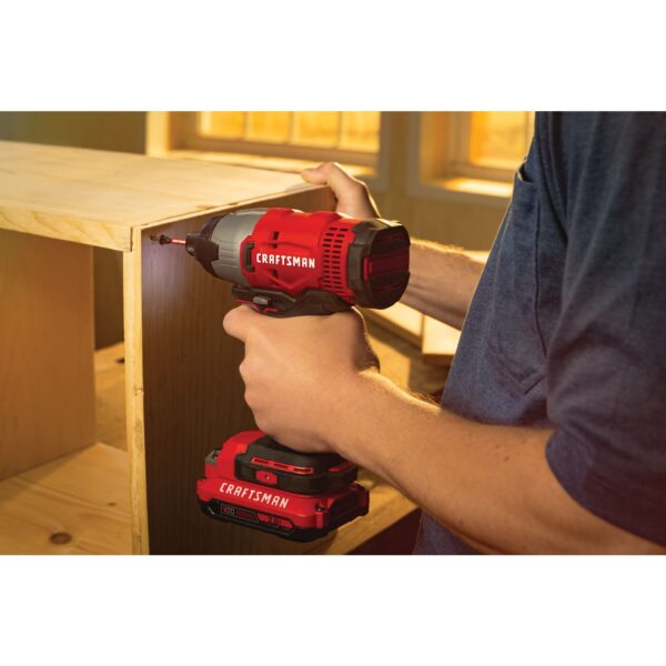 V20 20-volt Max Variable Speed Cordless Impact Driver (2-Batteries Included) - Image 17