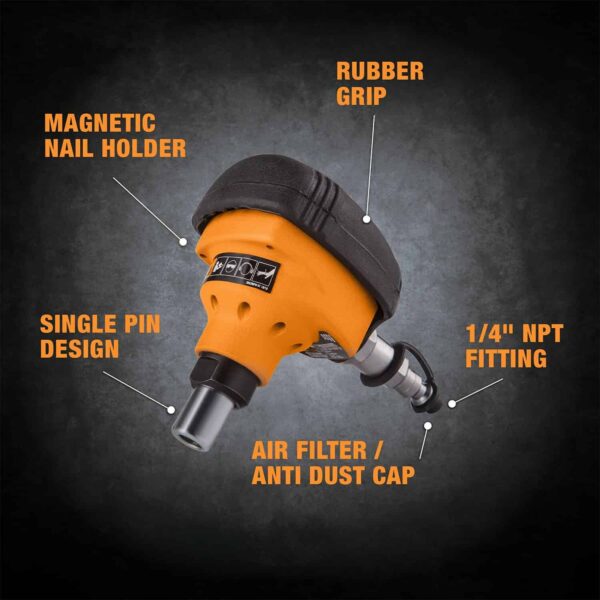 2nd Generation 4-in Pneumatic Palm Nailer - Image 7