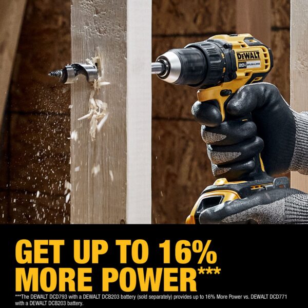 20V BRUSHLESS Compact Drill/Driver Kit - Image 5
