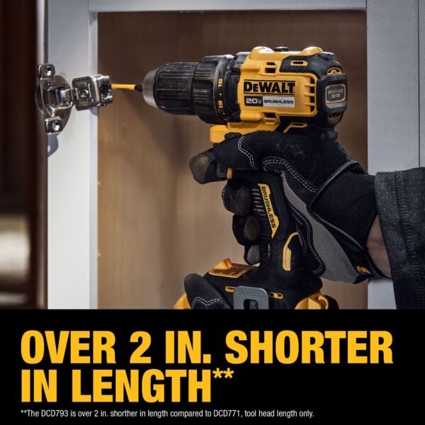 20V BRUSHLESS Compact Drill/Driver Kit - Image 4