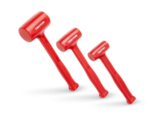 TEKTON 3-oz Smooth Face Polyurethane Head Plastic Dead Blow Hammer Set - Image 2