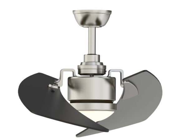 Aire Duo 48-in Brushed Nickel LED Indoor Ceiling Fan with Light Remote (2-Blade) - Image 10