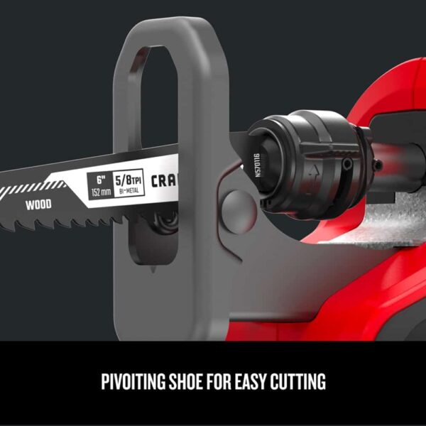 V20 20-volt Max Variable Speed Cordless Reciprocating Saw (Bare Tool) - Image 7