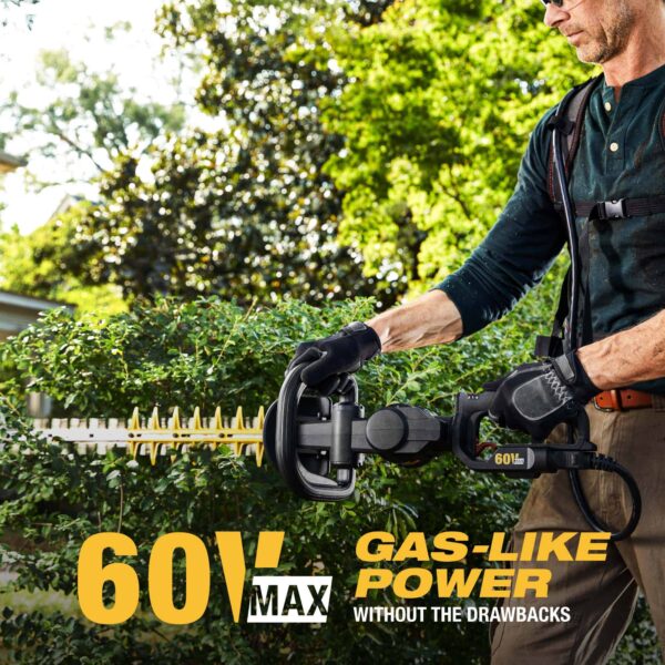 CAT 60-volt Max 25-in Hedge Trimmer 2 Ah (Battery and Charger Included) - Image 6