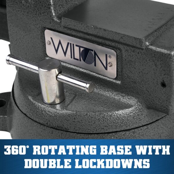 Wilton Mechanic Vise 5 In. Jaw with Swivel Base - Image 11