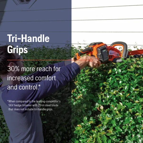 Hedge Master 320iHD60 40-volt 24-in Battery Hedge Trimmer 4 Ah (Battery and Charger Included) - Image 9