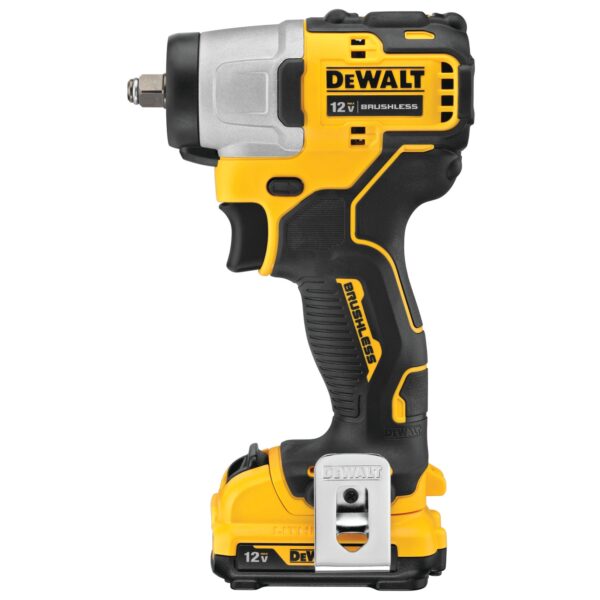 XTREME 12-volt Max Variable Speed Brushless 3/8-in Drive Cordless Impact Wrench (Battery Included) - Image 12