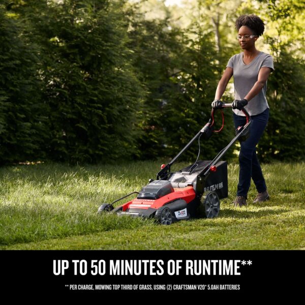 Self-Propelled Cordless Mower 20-volt 20-in Cordless Self-propelled Lawn Mower 5 Ah (Battery and Charger Included) - Image 7