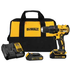 Drill DCD777C2 20-volt Max 1/2-in Brushless Cordless (2-Batteries Included and Charger Included)