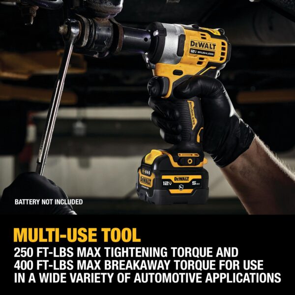 XTREME 12-volt Max Variable Speed Brushless 1/2-in Drive Cordless Impact Wrench (Bare Tool) - Image 5