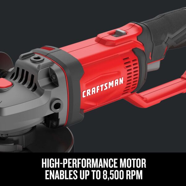 V20 4.5-in 20-volt Max Trigger Switch Cordless Angle Grinder (Tool Only) - Image 4
