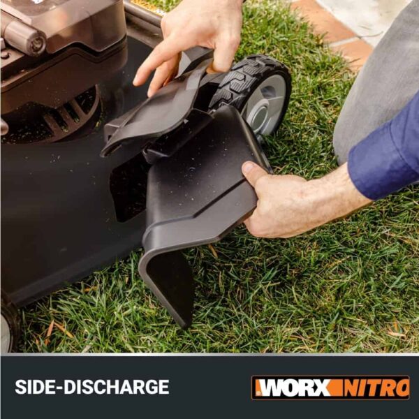 WORX WP773 40-volt 21-in Cordless Self-propelled Lawn Mower 5 Ah (2 Batteries and Charger Included) - Image 4