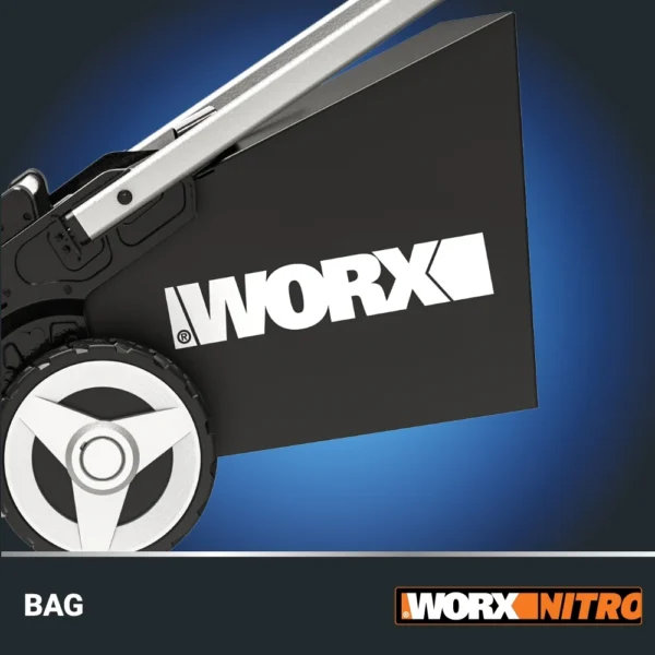 WORX WP773 40-volt 21-in Cordless Self-propelled Lawn Mower 5 Ah (2 Batteries and Charger Included) - Image 10